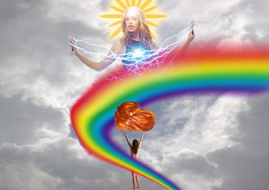 Думала о себе и о Великой. Вот я всё прошу да прошу… Великая, будешь плюшку?