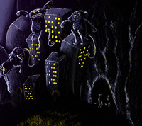 Подземелье с каменными джунглями