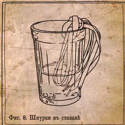 Шнурки в стакане