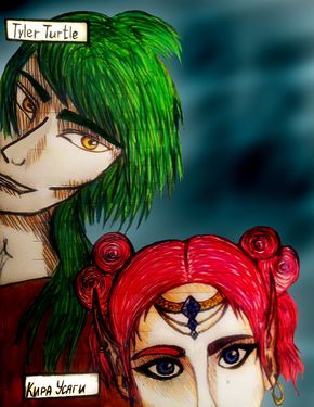 Tyler Turtle и Кира Усаги от  Krollzilla.