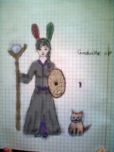 «Джилли и её питомец» кисти богини  Ведети