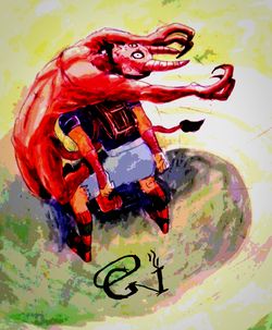 Удар баклушей (ударение) by Камисория.jpg