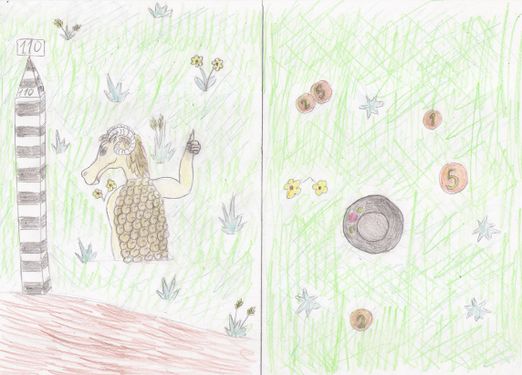 Прикрыв один глаз, Карликовый Овцеконь поднял большой палец и медленно погрузился в землю. На поверхности нашёл лишь 15 золотых монет и заурядное устройство