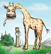 Страшный и зубастый пожираф by  Корриган