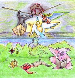 Сначала за мою душу поспорили ангел и бес. Когда же к их драке присоединились валькирия и мрачный лодочник, стало настолько интересно, что даже воскрешаться не хочется.