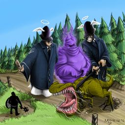 Охрангелы, Главдух и Буйнозавр от  Вославз