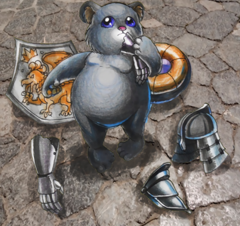 Юный киберпанк, который не успел обрасти железными пластинами, но уже приобрёл серебристую окраску - от Ониэлиал (У•В•О)