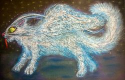 ДраКошка-альбинос. By  CandySon