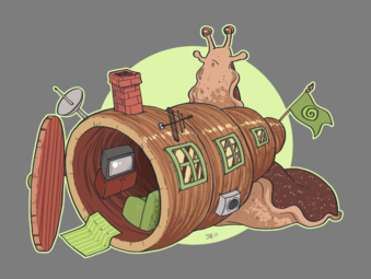 Домик улитки